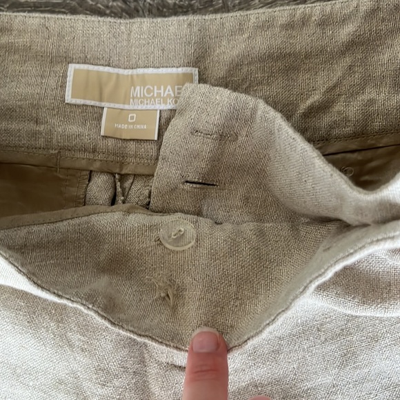 Size 0 Michael Kors Linen Pants - Picture 4 of 4